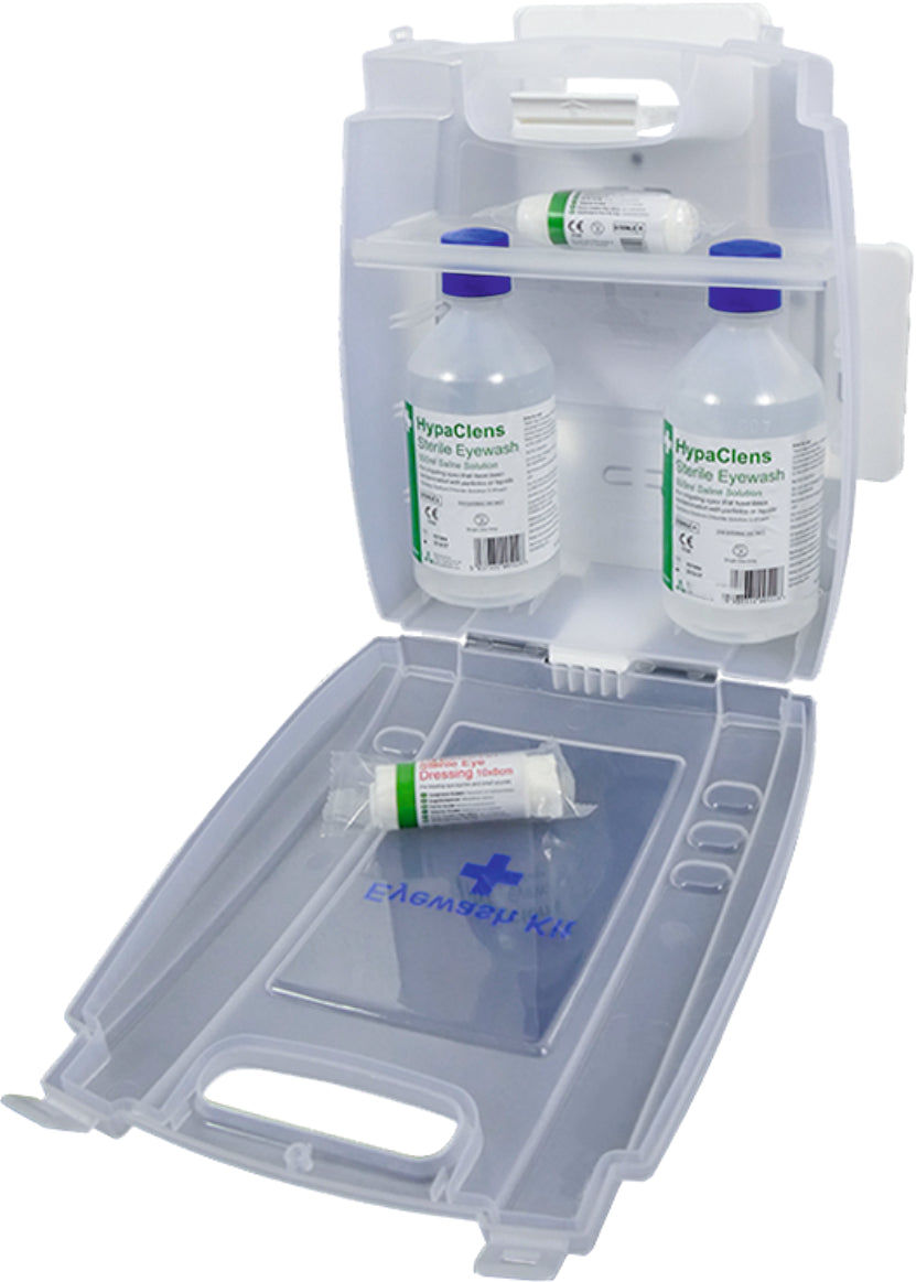 Emergency eyewash kit