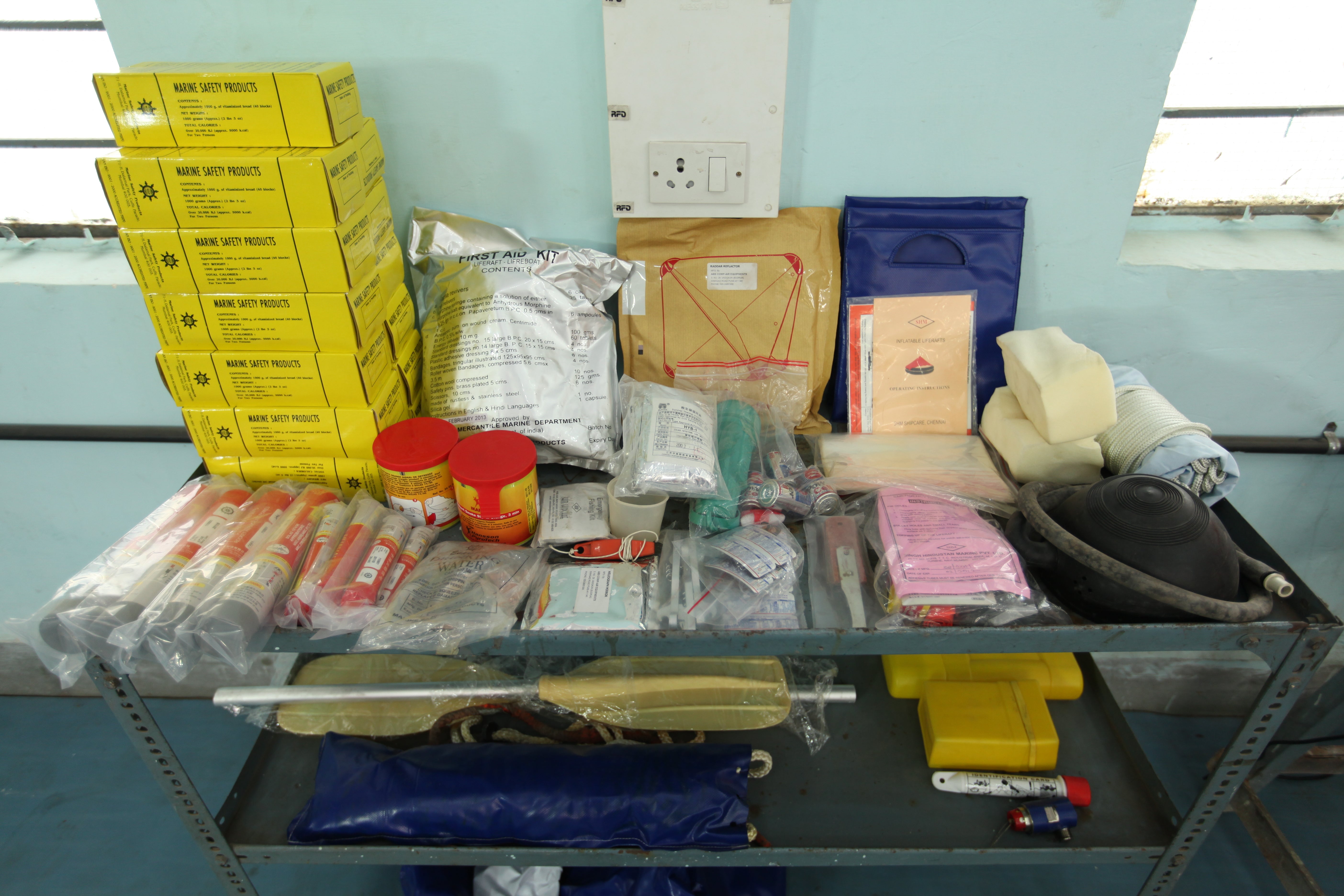 Throw Over-board Liferafts